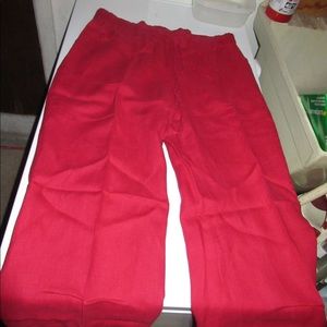 Red pants
